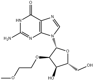 2'-O-(2-Methoxyethyl)guanosine Structure