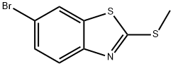 6-Bromo-2-(methylthio)benzo[d]thiazole Struktur
