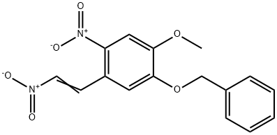 4-Methoxy-5-benzyloxy-2,-dinitrostyrene Structure