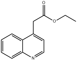 ethyl 2-(quinolin-4-yl)acetate Struktur