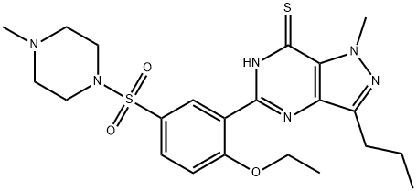 Thiosildenafil Struktur