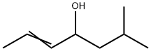 6-甲基,反-2-庚烯-4-醇, 4798-62-3, 结构式