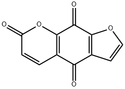 5,8-Dioxopsoralen 结构式