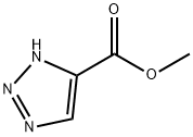 1,2,3-三氮唑-4-甲酸甲酯,4967-77-5,结构式