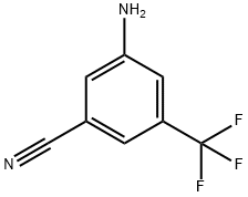 3-氨基-5-氰基三氟甲苯 结构式