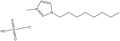 1-辛基-3-甲基咪唑硫酸氢盐, 497258-85-2, 结构式