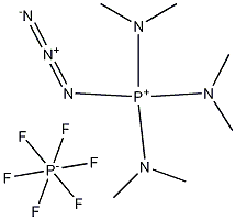 六氟磷化叠氮基三(二甲氨基)鏻, 50281-51-1, 结构式