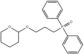 Diphenyl[3-[(tetrahydro-2H-pyran-2-yl)oxy]propyl]phosphine Oxide Structure
