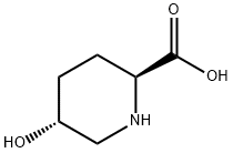 (2S,5R)-反式-5-羟基哌啶-2-甲酸 结构式