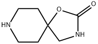 1-オキサ-3,8-ジアザスピロ[4.5]デカン-2-オン HYDROCHLORIDE 化学構造式