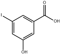 3-羟基-5-碘苯甲酸 结构式