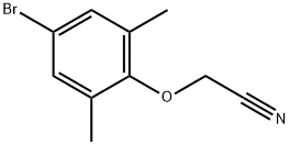 2-(4-Bromo-2,6-dimethylphenoxy)acetonitrile Structure