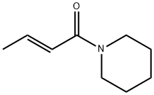 Piperidine, 1-(1-oxo-2-butenyl)-, (E)-