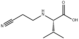 N-(2-Cyanoethyl)-L-valine,51078-49-0,结构式