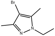 4-溴-1-乙基-3,5-二甲基-1H-吡唑, 51108-51-1, 结构式