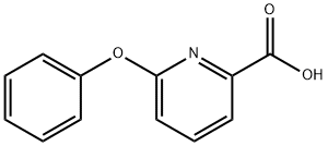 6-phenoxy-pyridine-2-carboxylic acid Struktur