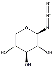 beta-Xylopyranosyl azide  化学構造式
