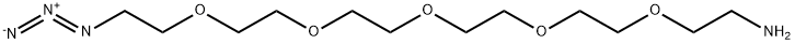 17-Azido-3,6,9,12,15-pentaoxaheptadecan-1-amine Structure