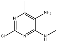 2-Chloro-N4,6-dimethylpyrimidine-4,5-diamine Struktur