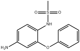 N-(4-氨基-2-苯氧基苯基)甲磺酰胺 标准品 结构式