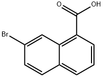 7-溴-1-萘甲酸,51934-39-5,结构式