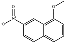 1-Methoxy-7-nitronaphthalene Struktur