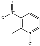 2-甲基-3-硝基吡啶氮氧化物 结构式