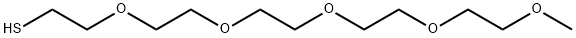 3,6,9,12,15-Pentaoxahexadecane-1-thiol Struktur