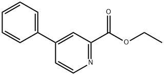 4-Phenylpyridine-2-carboxylic acid ethyl ester Struktur