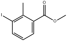 3-ヨード-2-メチル安息香酸メチル 化学構造式