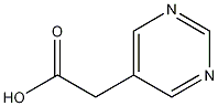 5-Pyrimidine acetic acid Structure