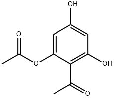 5-Acetyloxy-4-acetyl-resorcinol Struktur