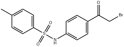 N-(4-(2-溴乙酰基)苯基)-4-甲基苯磺酰胺,5317-95-3,结构式