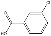 3-Chlorobenzoic acid Struktur
