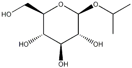 Isopropyl beta-D-glucopyranoside Struktur