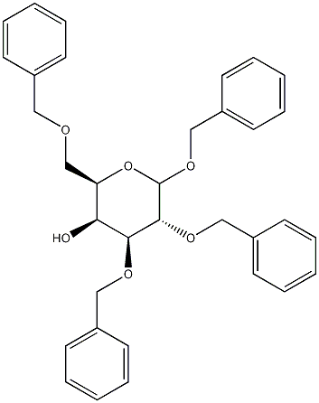 Benzyl 2,3,6-Tri-O-benzyl--D-galactopyranoside Struktur