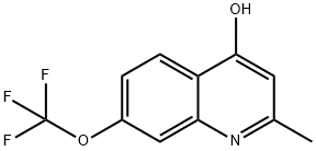 4-Hydroxy-2-methyl-7-trifluoromethoxyquinoline Structure