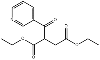 Ethyl -Ethoxycarbonyl--oxo-3-pyridinebutyrate 化学構造式