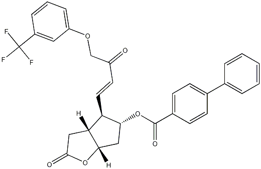 (3AR,4R,5R,6AS)-六氢-2-氧代-4-[(1E)-3-氧代-4-[3-(三氟甲基)苯氧基]-1-丁烯-1-基]-2H-环戊并[B]呋喃-5-基 [1,1