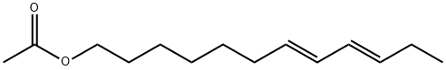 (E,E)-7,9-Dodecadienyl acetate Struktur