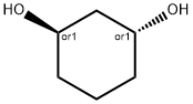 trans-1,3-シクロヘキサンジオール 化学構造式