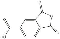 Trimellitic anhydride Struktur