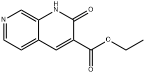 1,2-Dihydro-2-oxo-1,7-naphthyridine-3-carboxylic acid ethyl ester Structure