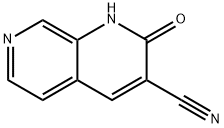 1,2-Dihydro-2-oxo-1,7-naphthyridine-3-carbonitrile Struktur