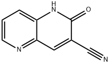 1,2-Dihydro-2-oxo-1,5-naphthyridine-3-carbonitrile 结构式