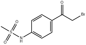 N-[4-(2-Bromoacetyl)phenyl]methanesulfonamide Struktur