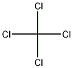 Carbon tetrachloride 化学構造式