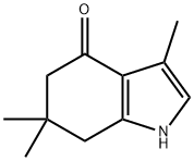 3,6,6-trimethyl-6,7-dihydro-1H-indol-4(5H)-one Struktur