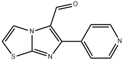 6-(PYRIDIN-4-YL)IMIDAZO[2,1-B]THIAZOLE-5-CARBALDEHYDE Struktur