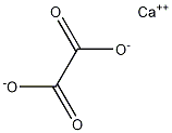 Calcium oxalate Struktur